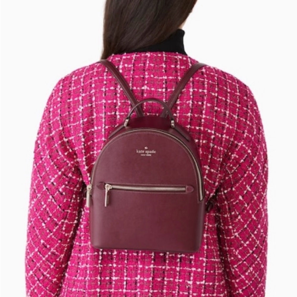 Kate Spade Burgundy Backpack